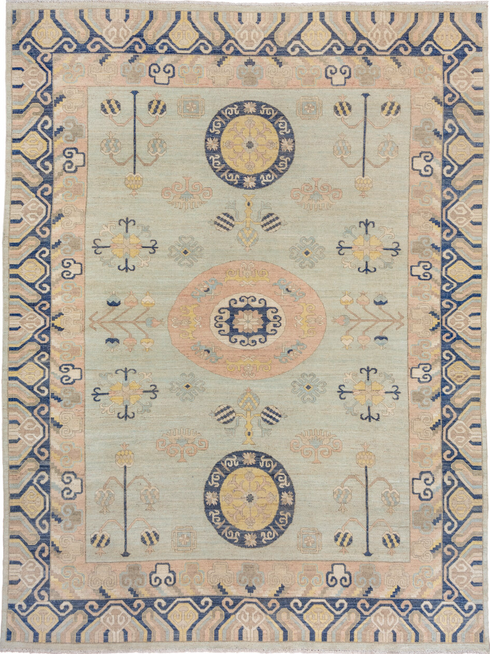 Vintage Khotan Area Rug (10' x 14')